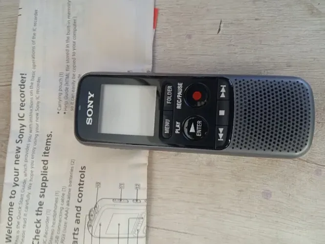 Gravador de voz digital da Sony modelo ICD-PX240 Espião