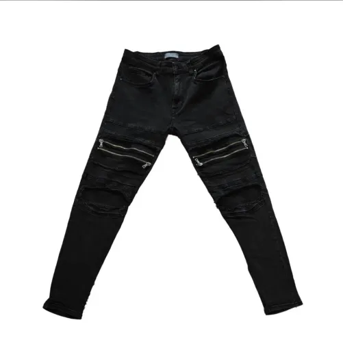 calça zara biker