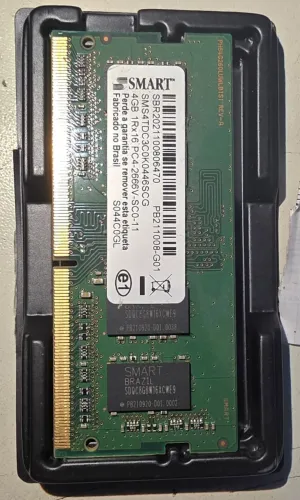 Memória RAM SMART 4GB DDR4 2666MHz - Notebook - Usada em Excelente Estado