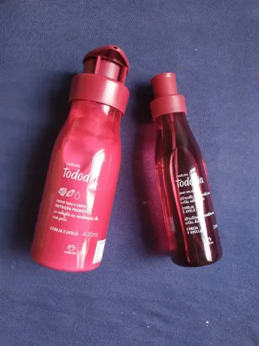 Kit Natura Tododia Cereja e Avelã - Hidratante 400ml + Body Splash (DESCONTO NO PIX)