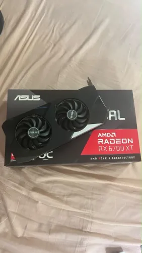 Placa de Vídeo Asus AMD Radeon RX 6700 XT - Seminova
