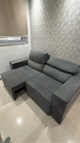 Sofá 2 lugares retrátil