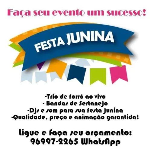 Trio de forró para festa junina
