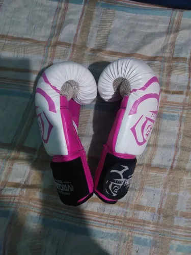 Luva de muay thai 12oz Pretorian Elite Rosa Lilás