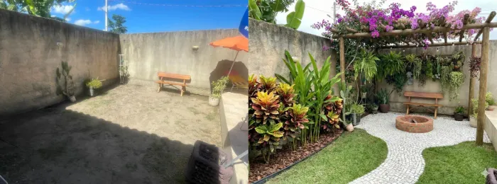 Paisagismo , ornamentação , plantar , montar vaso , projeto