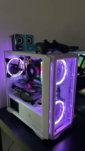 PC Gamer Completo RTX 5060 Ti 16GB + Ryzen 5 5600GT + 32GB RAM + Monitor 100Hz + Kit Compl