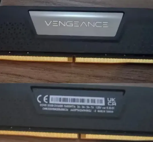 Memória RAM VENGEANCE 16 Gigas DDR5 5600 MT/s Venda Somente Local Não Envio