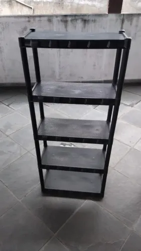 Estante Prateleira 5 Andares Modular Multiuso Organizadora Plástico Reforçado