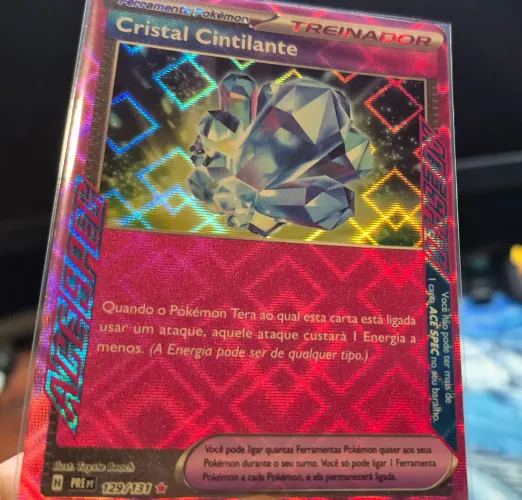 Carta Pokémon Cristal Cintilante 129/131 - ACE SPEC (Evoluções Prismáticas)
