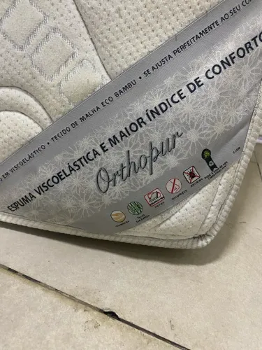COLCHÃO ORTOBOM ORTHOPUR 1,86mx1,98m