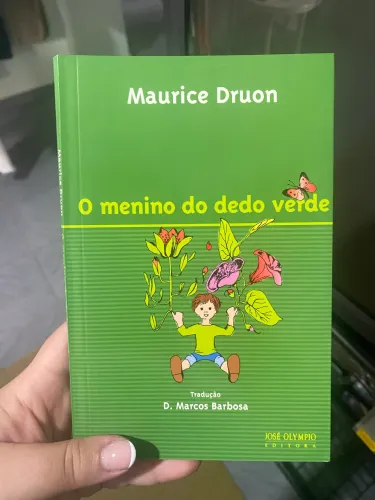 Livro O Menino do Dedo Verde