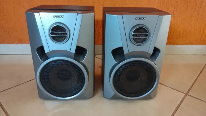 Par de caixas caixas acústicas Sony dx1 - grx fh mhc lbt Aiwa Philips gradiente Panasonic