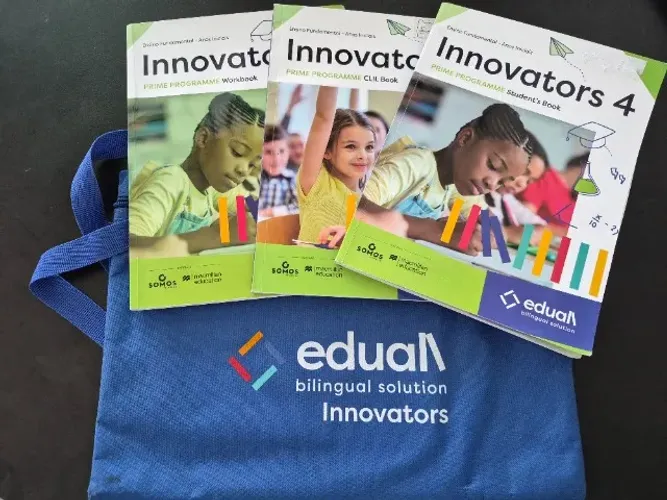 Apostilas Innovators 4 Prime Programme - Edual bilingual solution - Somos educação 