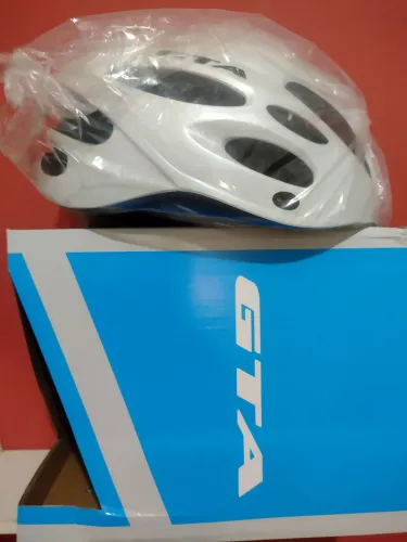 Capacete GTA branco novo bike ciclismo promoção oferta