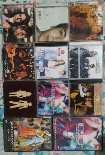 Cds e DVDs Sandy e Junior originais