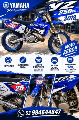Moto Cross Yz 2018