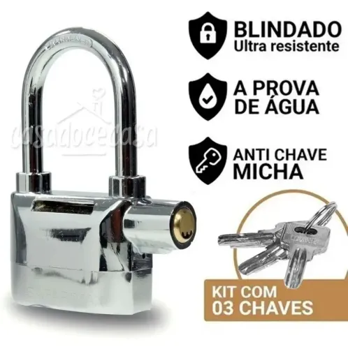 CADEADO ALARME ORIGINAL KINBAR