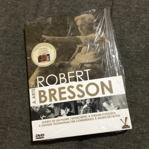 Box 2 DVDSs A Arte De Robert Bresson / Com 4 Cards Versátil Home Video