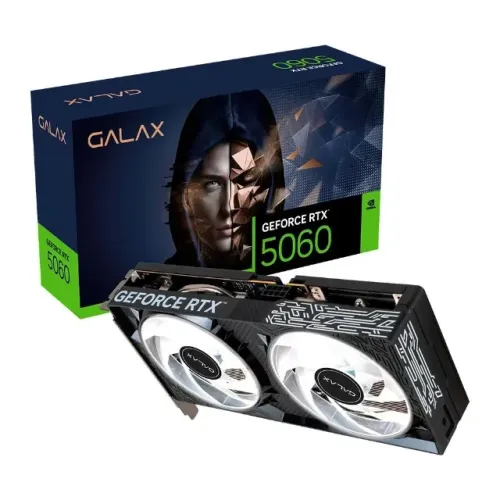 Placa de Vídeo GALAX Nvidia GeForce RTX 5060 1-Click OC V2 8GB GDDR7