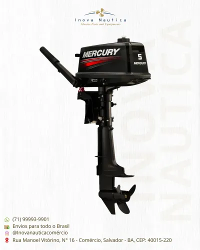 Motor de popa 5HP 2T Manual 