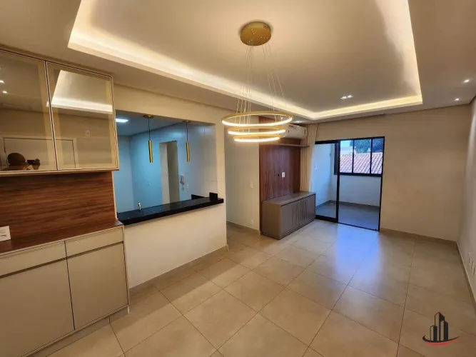 Locação Santa Maria: 84m², 2 Quartos (1 Suíte), varanda gourmet e duas vagas de garagem
