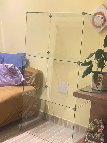 Prateleira de vidro