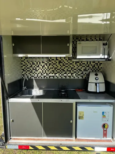 Mini Trailer 2023 com toldo e sala anexo