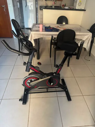 Bike Ergométrica MAAT Spinning Premium Silenciosa + Monitor LCD | Excelente Estado