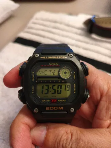 Casio DW-291H original, 200m, hora mundial, módulo 3484