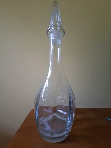 Garrafa Decanter de Cristal com Tampa - Design Gota para Vinho/Decor