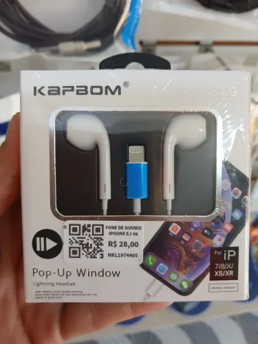 Fone de ouvido para Iphone com fio
