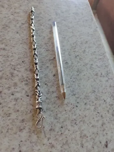 Vendo Pulseira de Prata de Bali Grossa