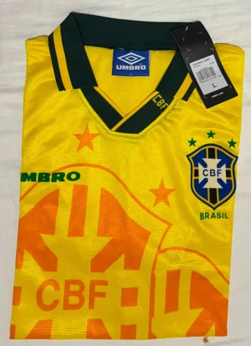 Camisa Seleção Brasileira 1994 - Retrô - Tamanho G