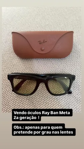 Óculos Ray Ban meta 2a Gen