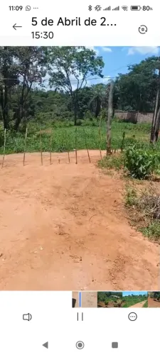 CHACARA 1000M COM CASA DE 3 QUARTOS