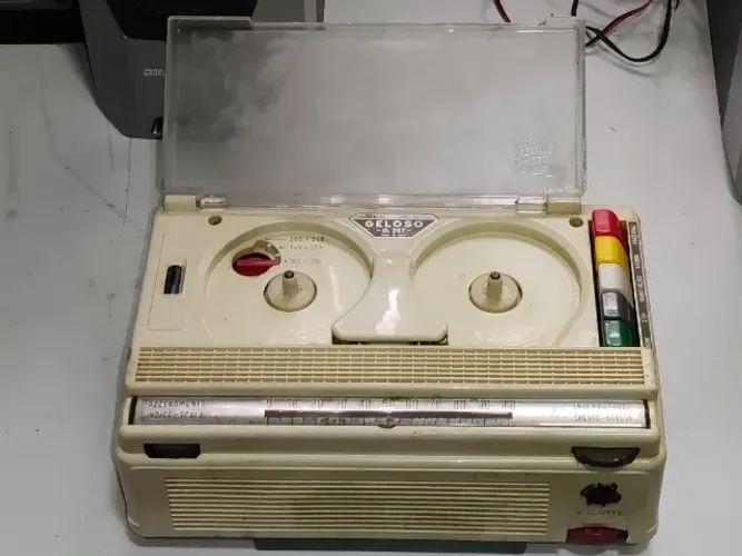 Antigo Gravador Fita De Rolo Geloso G 257 Anos 70 Não Funciona