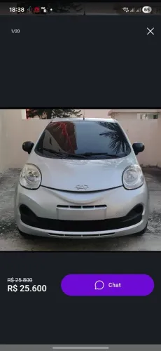 Chery QQ 1.0 Look FL 12v/1.0 12V Flex 5P 2018