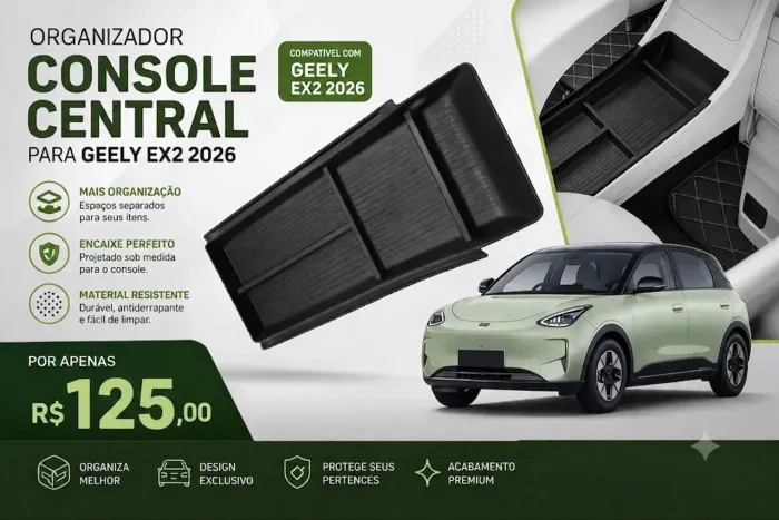 Console interior Geely ex2