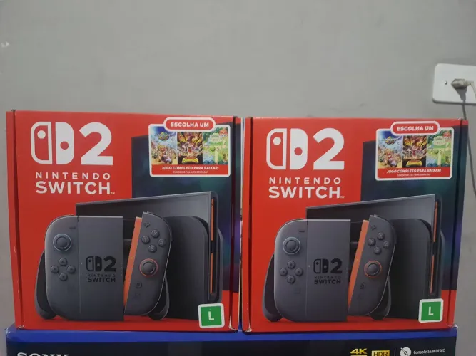 Nintendo switch 2 lacrado nacional (*aceito consoles usados)
