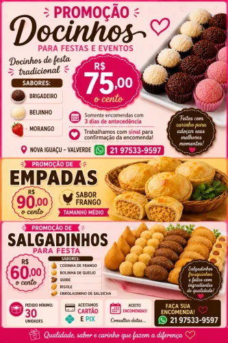 Docinhos & salgados festas e eventos 