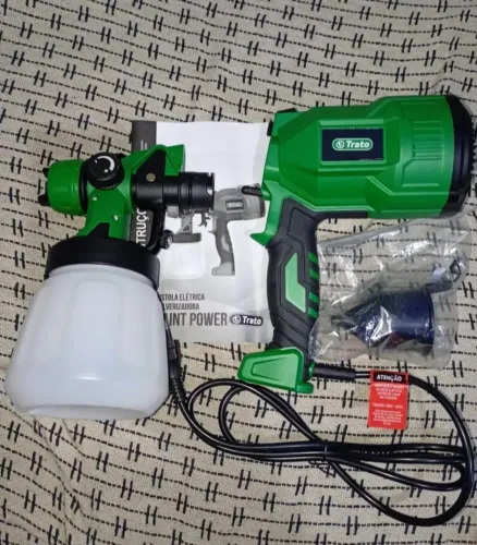 Pistola pintura pulverizadora elétrica nova pronta entega