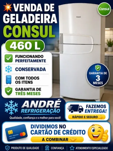 GELADEIRA CONSUL 460 LITROS