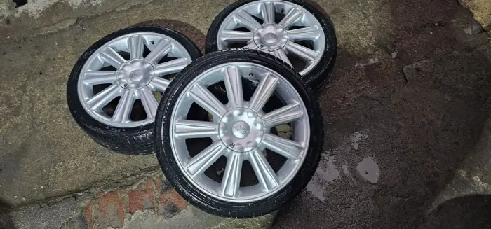 Rodas aro 17 zerada nunca usada 4 pneus 195-40 3 zero 1  muito bom