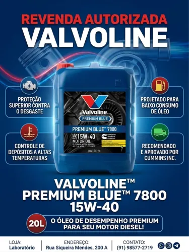 BD DE ÓLEO VALVOLINE PREMIUM BLUE 15W-40 20L