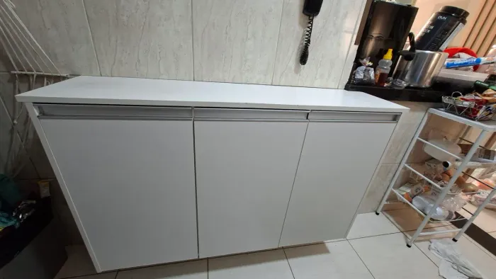 Armário Balcão Branco Bem Conservado