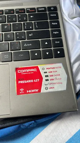 Vendo Notebook Compaq Presario 427 - poucas vezes usado 