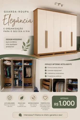 Guarda Roupa Elegância