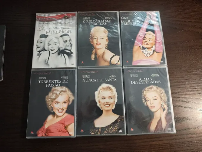 Coleção Marylin Monroe 6 Dvds originais e lacrados