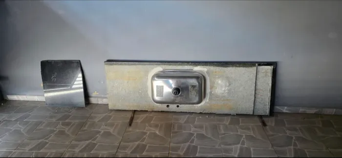 Pia de Granito com trinca