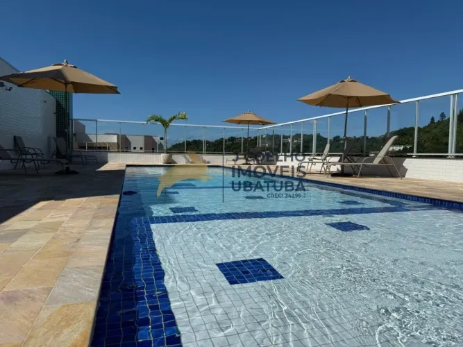 Apartamento com varanda gourmet disponível para venda na Praia das Toninhas em Ubatuba, SP